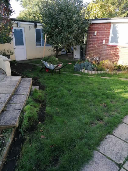 another Recent lawn turfing Dorset, Wiltshire and Hampshire